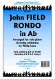 Orch: Field: Rondo In Ab: String Orchestra and Piano Solo: Scandpts  (lane)