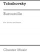 Barcarolle Op37 No6: Violin and Piano