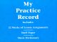 Hal Leonard Student Piano Library: My Practice Record