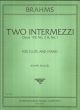 Two Intermezzi Op.118/1and2: Flute & Piano (Internationanl)