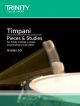 Trinity College London Percussion Exam Pieces and Studie: Timpani (Grade 1-5)