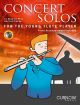 Concert Solos For The Young Flute Player: Flute & Piano: Bk&cd