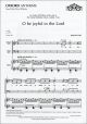 O Be Joyful In The Lord: Satb: Vocal (OUP)