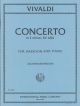 Bassoon Concerto E Minor: Rv484: Bassoon & Piano (International)