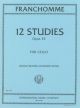 12 Studies: Op35: Cello (International)