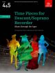 Time Pieces For Descant Recorder Vol.2: Recorder & Piano (ABRSM)