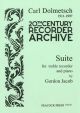 Suite: Treble Recorder Or Flute and Piano Or Strings