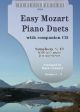 Mozart: Easy Mozart Piano Duets: Symphony No 40: K550: Gminor: 1st Movement