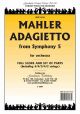 Concert Classic Series: Mahler: Adagietto: Symphony No 5: String Orchestra: Score and Pts