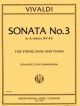 Sonata No.3 A Minor Rv43: Double Bass & Piano ( International)