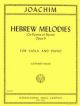 Hebrew Melodies: On Poems Of Byron: Opus 9: Viola and Piano