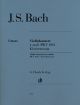 Concerto A Minor No.1 Bwv1041: Violin & Piano (Henle)