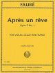 Faure: Apre Un Reve: Op 7: No 1: Trio: Violin Cello and Piano (eguchi)
