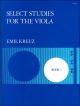 Select Studies For The Viola (S&B)