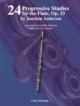 24 Progressive Studies Op.33: Flute Solo (Delaney And Amsler) (Schott)
