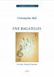 Five Bagatelles: Oboe Clarinet And Bassoon: Emerson