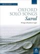 Oxford Solo Songs: Sacred: High Voice With Piano
