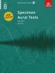 ABRSM Specimen Aural Tests Grade 8: Book & 2CDs