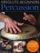 Absolute Beginners Percussion: Bk and cd