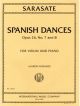Spanish Dances: Op26: No7&8: Violin & Piano