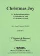 Christmas Joy: 32 Carols: Trumpet Duet And Bassoon With Piano
