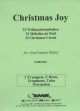 Christmas Joy: 32 Carols: Trumpet Duet F Horn Trombone Tuba And Percussion