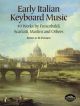 Early Italian Keyboard Music:  Piano Solo