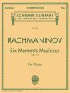 Six Moment Musicaux Op.16: Piano (Schirmer)