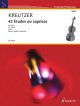 42 Studies Or Caprices: Violin Solo (Birtel/Egelhof/oomens) (Schott)