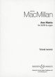 Macmillan: Ave Maria: Satb And Organ: Vocal Score