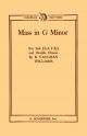 Mass In G Minor: Vocal Score