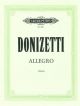 Donizetti: Allegro In F: Piano (Peters)
