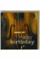 Square Greeting Card: Cello Happy Birthday