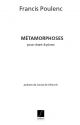 Metamorphoses: Vocal And Piano