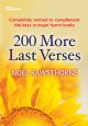 200 More Last Verses: Organ