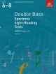 ABRSM: Specimen Sight-reading Tests: Double Bass: Grade 6-8 From 2012