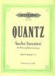 6 Sonatas: Vol 1: Flute & Piano (Peters)
