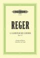 12 Geistliche Lieder: Spiritual Songs: Op 137: Vocal And Piano (Peters)
