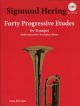 40 Progressive Etudes: Trumpet: Book And Online