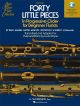40 Little Pieces: Flute & Piano: Book & Audio Download (Moyse) (Schirmer)