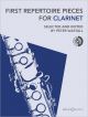 First Repertoire Pieces For Clarinet & Piano Book & Cd (Peter Wastall)