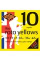 RotoSound Electric Guitar Roto Yellow 10-46