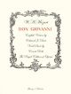 Don Giovanni: Vocal Score English Version (Dent) B&H