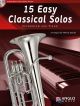Play-Along Series15 Easy Classical Solos: Euphonium Treble Or Bass Clef & Piano: Book & Cd
