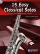 Play-Along Series15 Easy Classical Solos: Tenor Saxophone Book & Cd