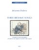 Three Brahms Songs: Oboe (Or Clarinet Or Cor Anglais) And Piano