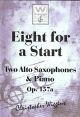 Eight For A Start: OP157a 2 Alto Saxophones & Piano
