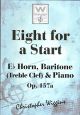 Eight For A Start: OP157a Eb Horn Baritone (Treble Clef) & Piano