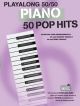 Playalong 50/50: Piano: 50 Pop Hits Book & Mp3 Download Card