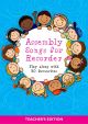Assembly Songs For Recorder: Teacher's Edition (Piano Accomp)